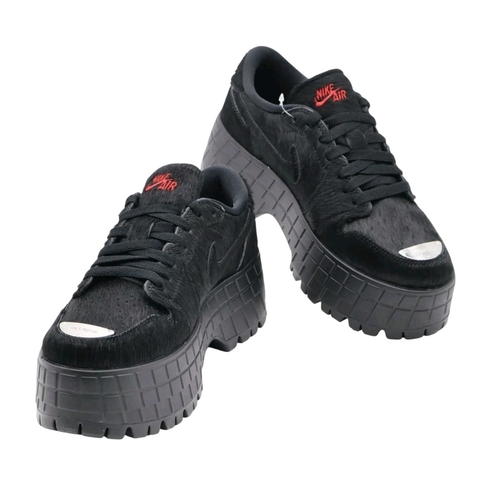 NWB Nike Air Jordan 1 Brooklyn Low Black  Women's Size 7 Retailed for $160 + tax